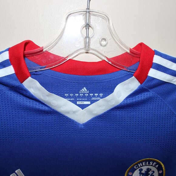 new Adidas CHELSEA 2010-11 home shirt Men's Small soccer jersey Samsung P95896 - Picture 6 of 12
